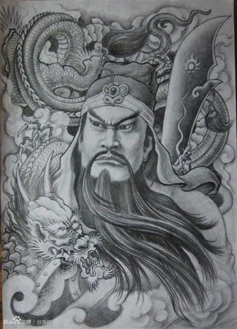 Hình xăm Quan Công "Bùa vượng khí" không thể bỏ qua