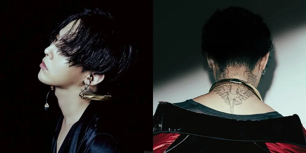 Hình xăm sao nam KPOP