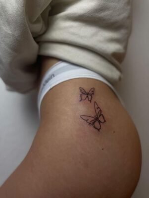 hinh tattoo con buom mini o mong 301x400 1 1
