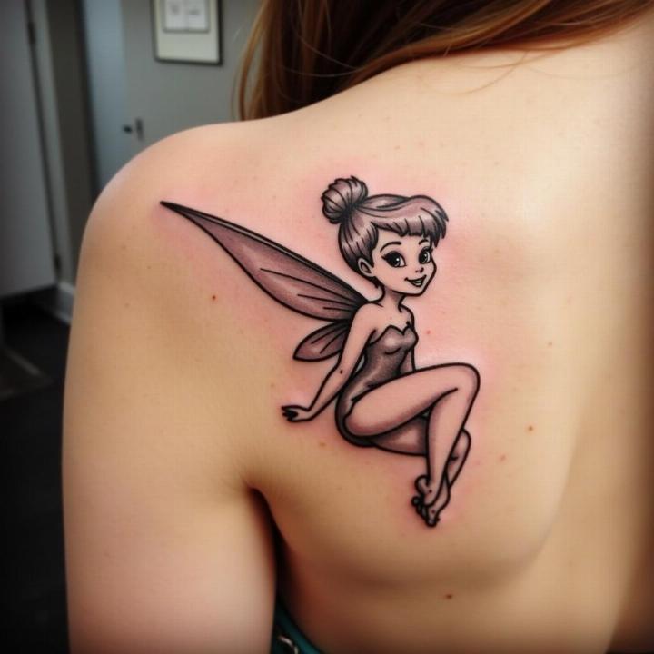 hinh-xam-tinkerbell-co-dien-voi-dang-ngoi-thu-hut-va-nu-tinh