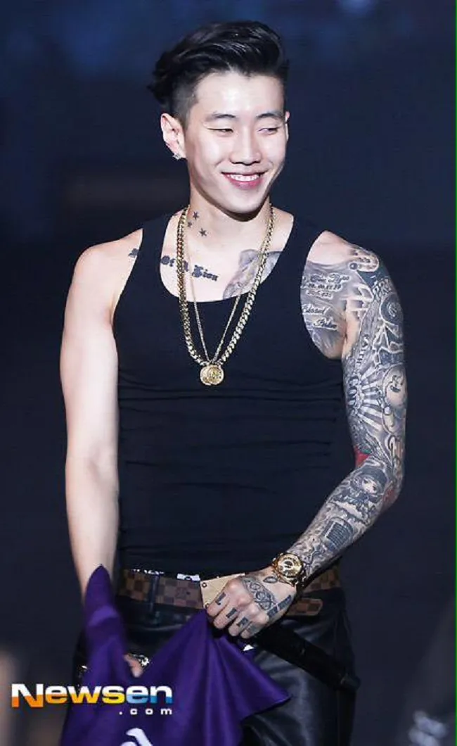 Hình xăm nam tính của Jay Park