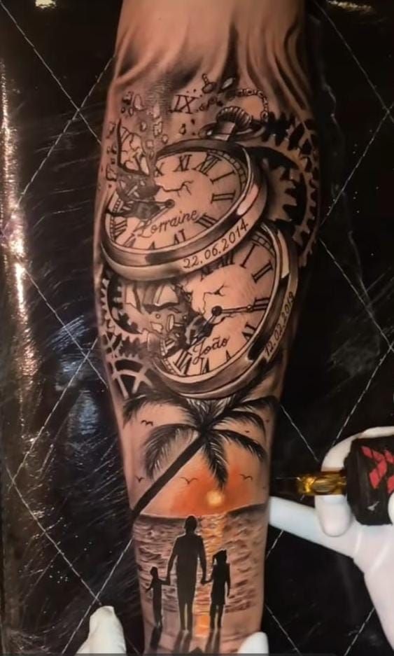 mẫu tattoo la mã về gia đình cực ý nghĩa