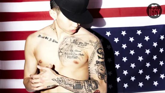 Hình xăm lớn của Jay Park