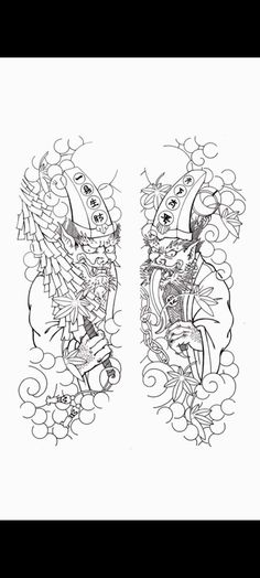 Hình xăm chiến binh Nhật Bản, phong cách blackwork chi tiết, thiết kế tay, độ phân giải HD.
