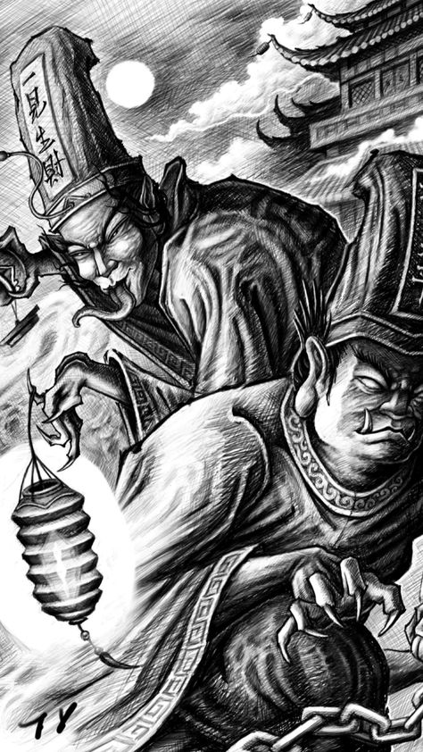 Hình xăm quỷ Nhật Bản, phong cách blackwork chi tiết, chất lượng 4K.