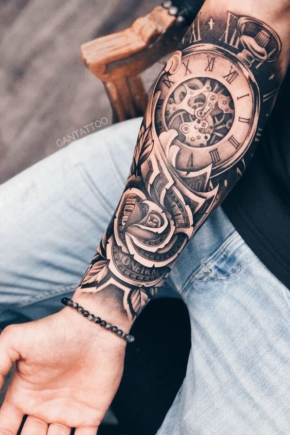Thiết kế xăm số la mã độc đáo