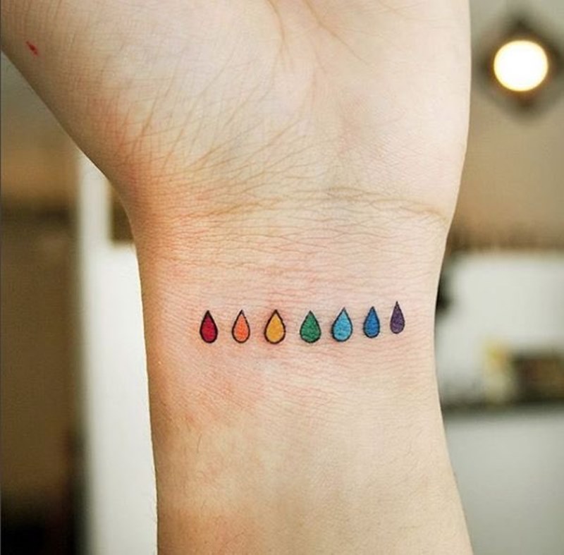 Đi tìm ý tưởng hình xăm đẹp từ những sắc màu lung linh của cầu vồng | ELLE  Việt Nam