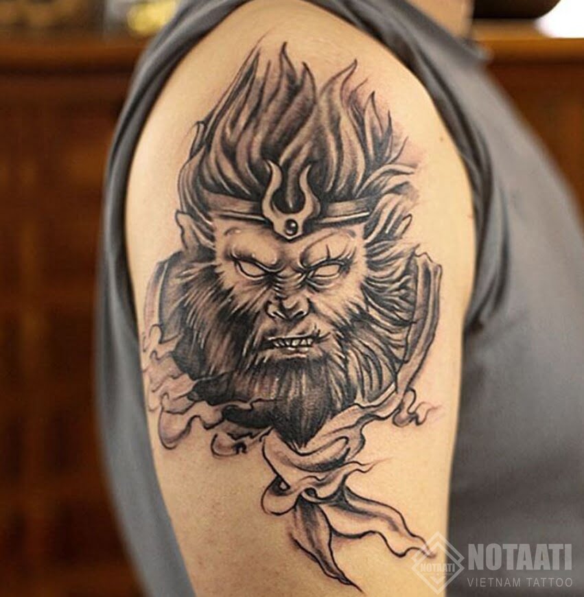 Bật Mí Ý Nghĩa Hình Xăm Tôn Ngộ Không Cho Giới Trẻ - Notaati Tattoo